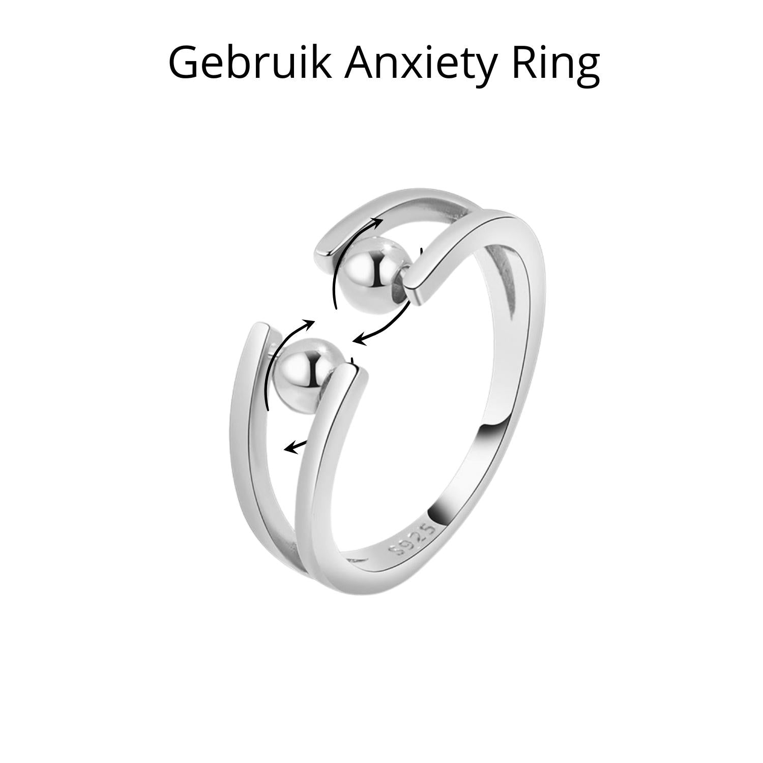 Anxiety Ring Bolletjes Zilver 925 Gebruik